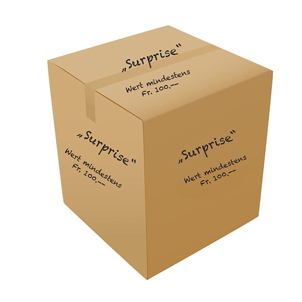 Surprise-Box, Wert ca. CHF 200.--